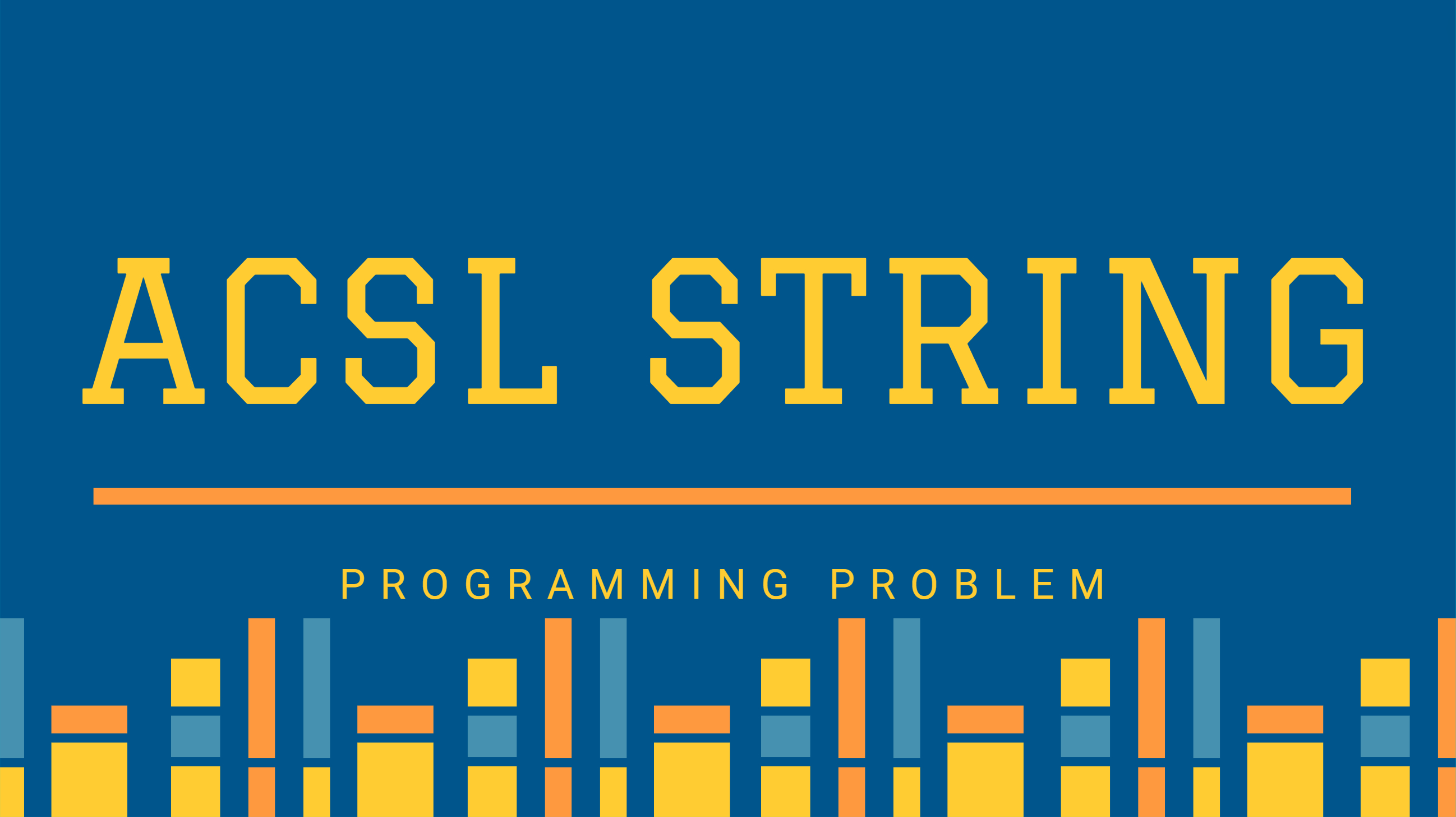 ACSL STRING · Haojin's Blog